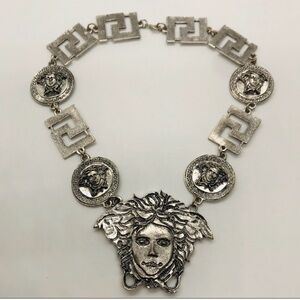 Fashion Silver Medusa Necklace
